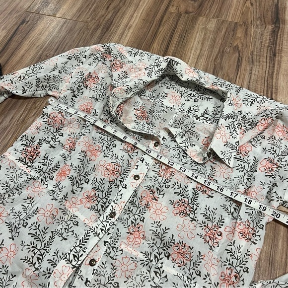 Anthropologie Button Down Floral Shirt - Picture 5 of 8